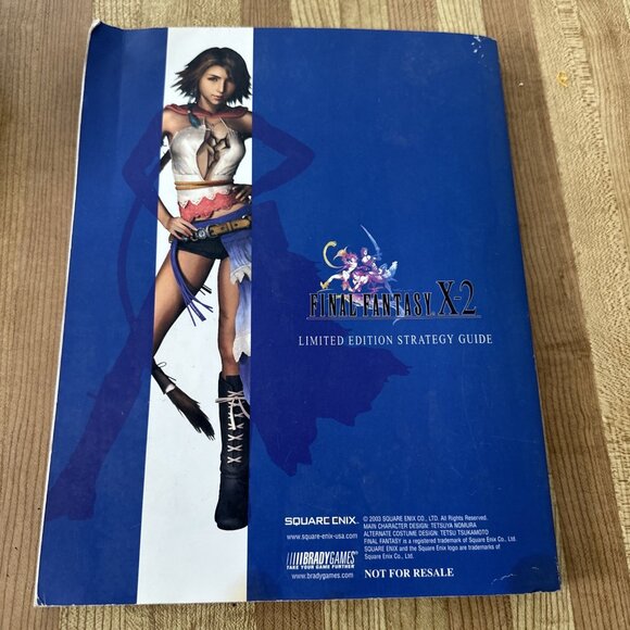 Final Fantasy X-2 Limited Edition Strategy Guide Brady Games With Poster - Picture 2 of 12